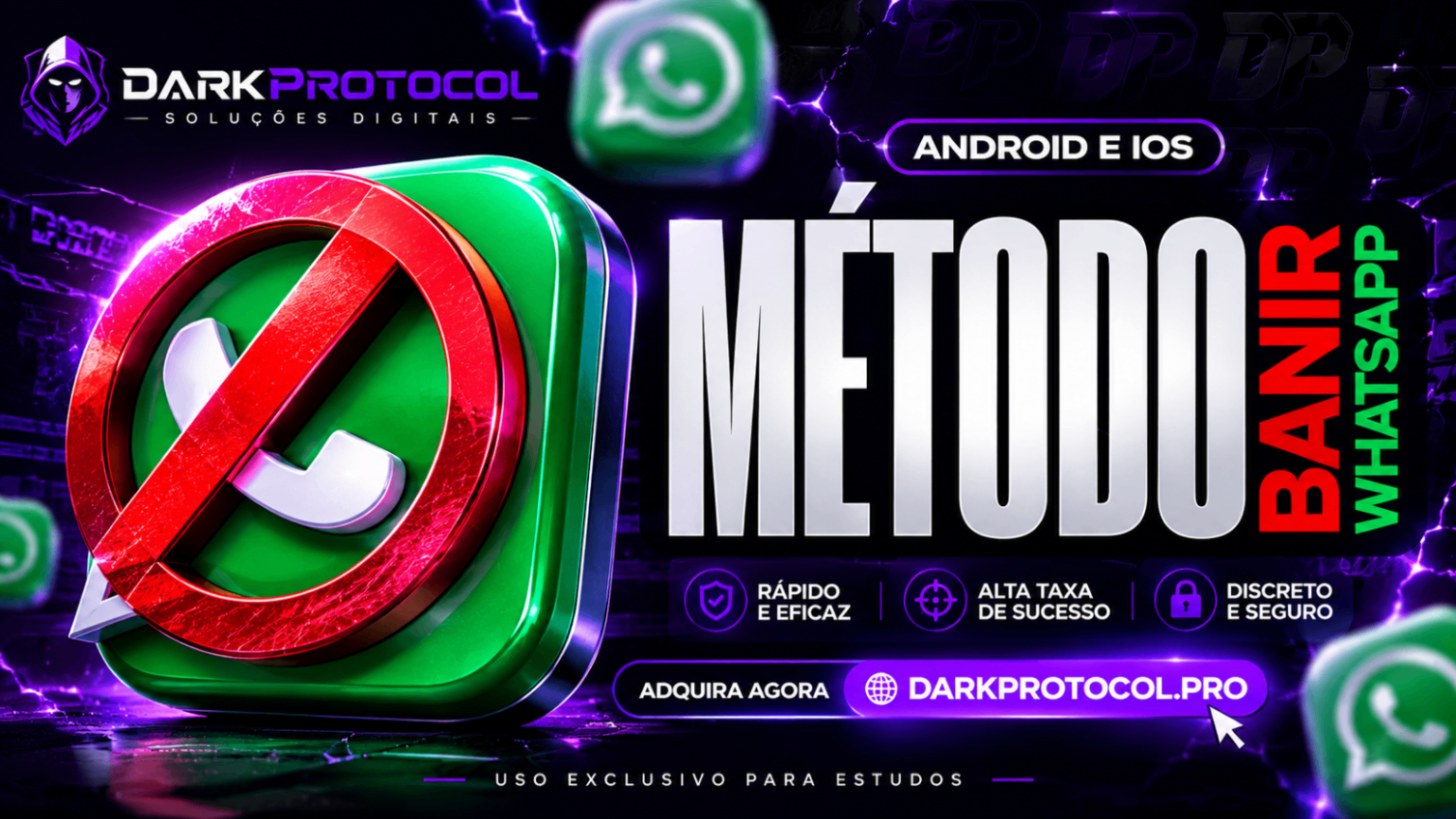 METODO BANIR/DERRUBAR WHATSAPP