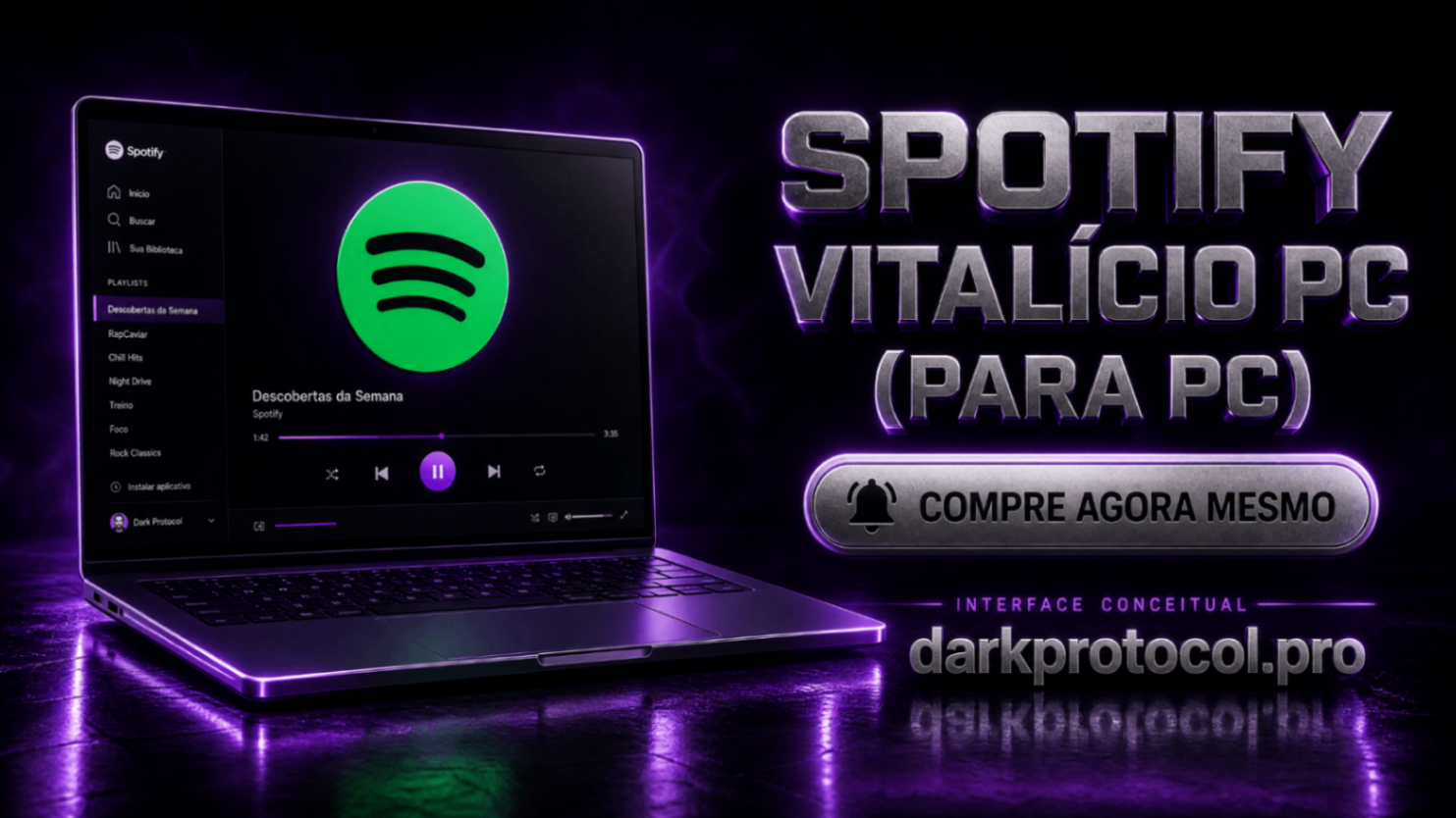 SPOTIFY VITALÍCIO PC (PARA PC)
