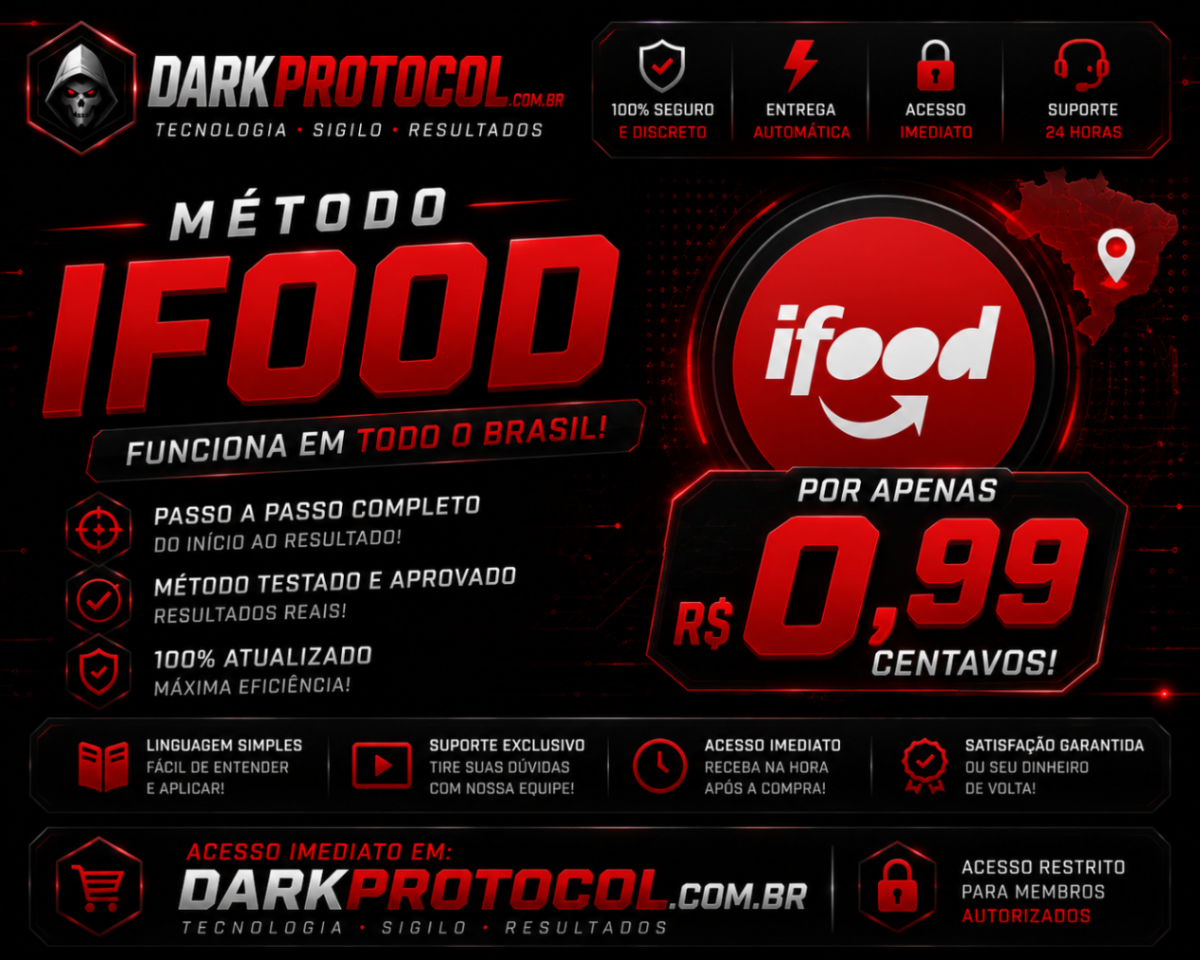 MÉTODO IFOOD (LANCHES POR 0,99)
