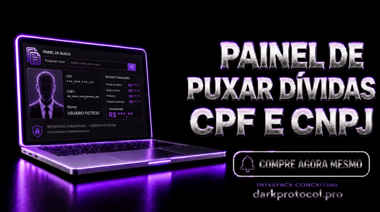 PAINEL DE PUXAR DÍVIDAS CPF E CNPJ