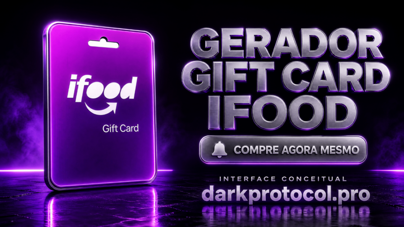 Gerador Gift Card Ifood
