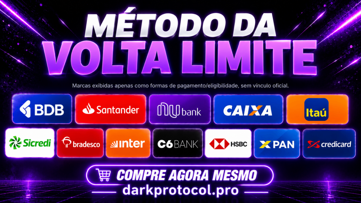 MÉTODO VOLTA LIMITE 11 BANCOS