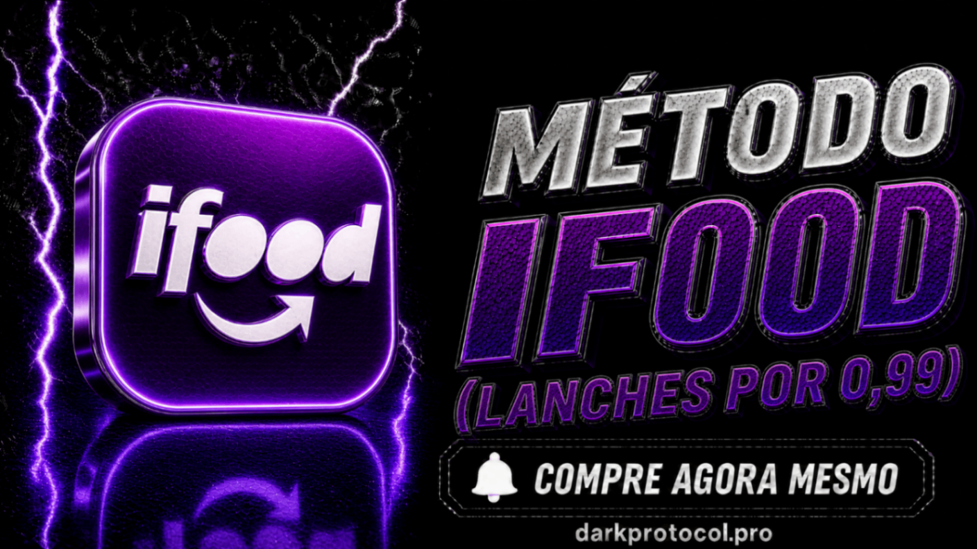 MÉTODO IFOOD (LANCHES POR 0,99)
