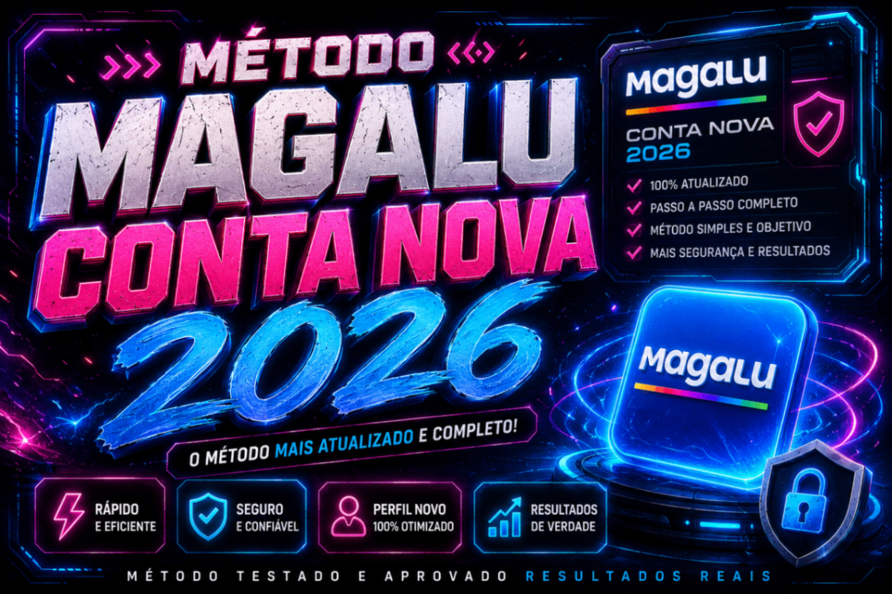 MÉTODO MAGALU CONTA NOVA