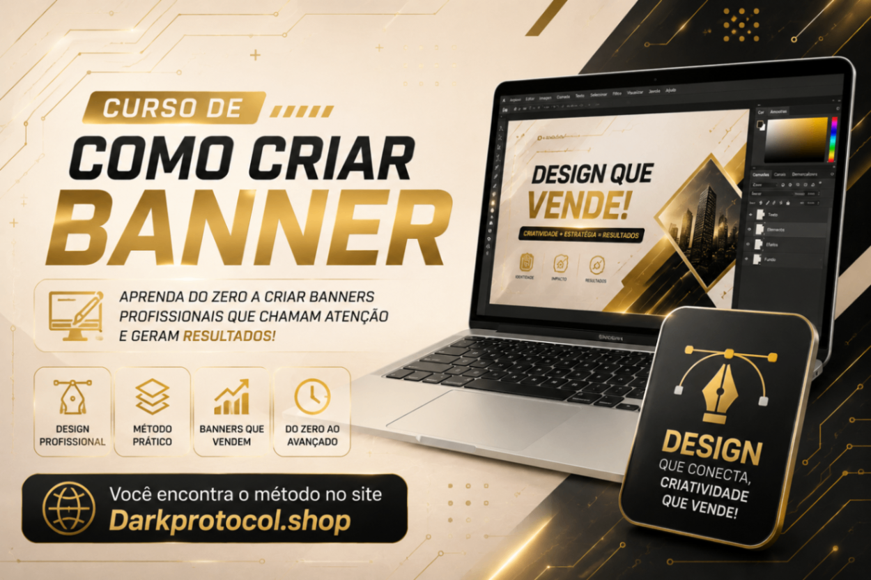 CURSO CRIAR BANNER