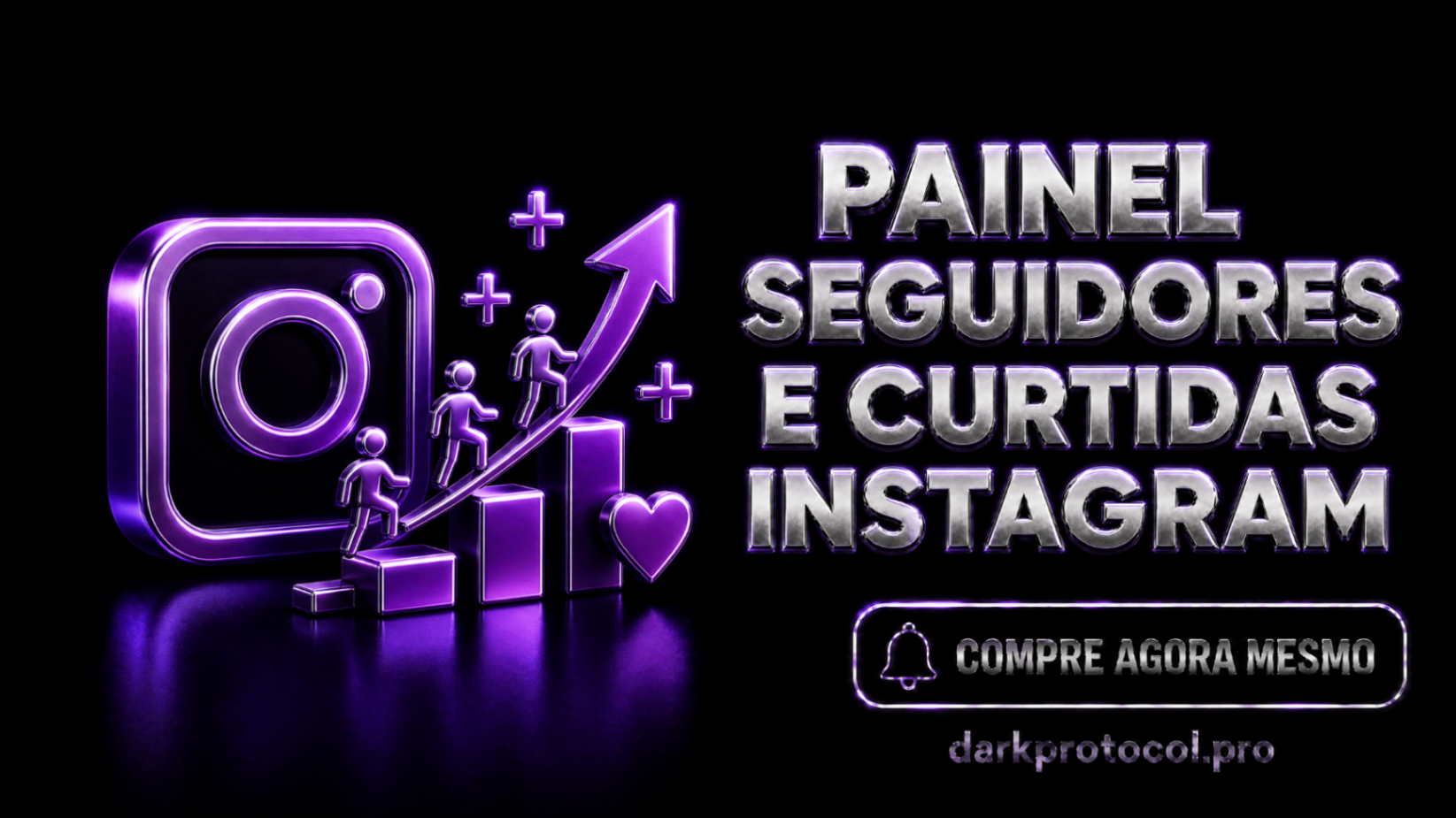 PAINEL SEGUIDORES E CURTIDAS INSTAGRAM