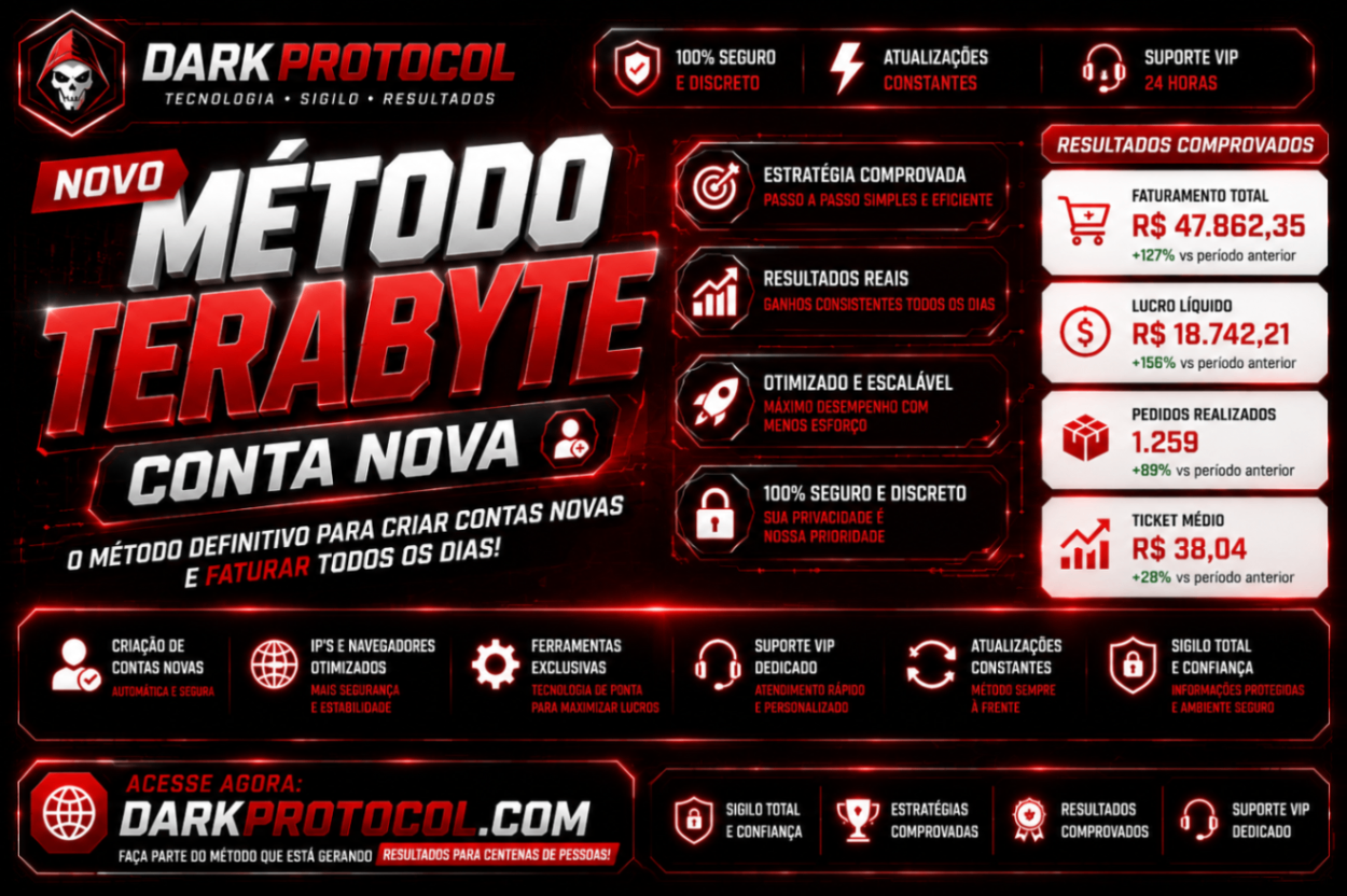 MÉTODO TERABYTE (CONTA NOVA)